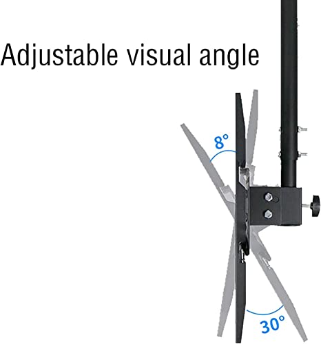 Support TV plafond orientable pour optimiser la visibilité des écrans LED 26 à 60'' - 4