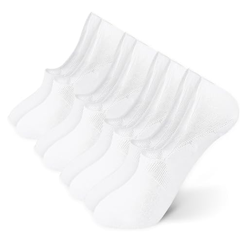 Image of 4 Pairs /6 Packs Ankle Socks Women Mens No Show Thin Athletic Running Low Cut Short Sock Anti-slip