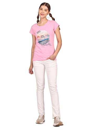 Image of SUGR BASICS Women's Printed Regular Fit T-Shirts