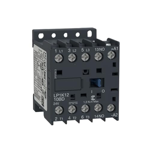 Contacteur LP1K1210BD3 bobine 24 V CC relais auxiliaire inverseur 12A