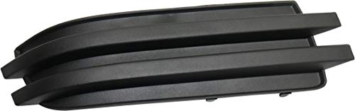 Evan Fischer Front Passenger Side Fog Light Cover Compatible with 2008-2010 Dodge Grand Caravan, Black CH2599104