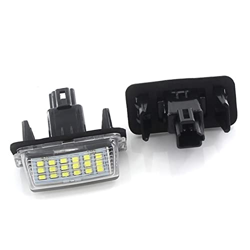 SORTZ 2 pièces sans erreur plaque d'immatriculation Lightf adapté for Toyota Avensis Yaris Ractis Camry Corolla Prius Verso S Vitz Levin Esquire Prius C Queue Arrière Lampe