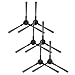 6er-Pack Ersatz-Seitenbürsten für Saugroboter - kompatibel mit Irbis 0321/0121, für Redmond VR-1321S, für Mamibot für PROVAC