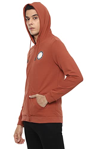 Image of Van Heusen Cotton Blend Men Hooded Sweatshirt