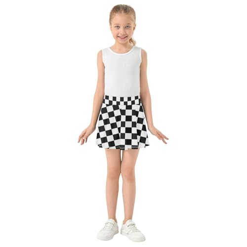 Girls Skorts Tennis Skirt Athletic Skort Golf Skirt Shorts with Pockets Dancing Running3