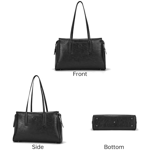 Bolso hombro para mujer estilo retro Boston en cuero miniatura 5
