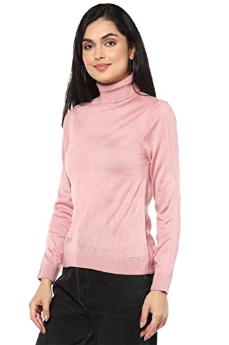 Image of Van Heusen Women's Acrylic Turtle Neck Sweater