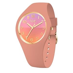 ICE-WATCH – ICE horizon Clay – Women’s wristwatch with silicon strap – 021355 (Small), Pink, Strap