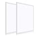 2 Pack 2x2FT Flush Mount LED Flat Panel Light 40W 4200LM 0-10V Dimmable 4000K Natural White, 280W Equiv. Ultra Slim Surface Mount LED Ceiling Troffer Light Fixture, Nationwide Rebate Program Eligible