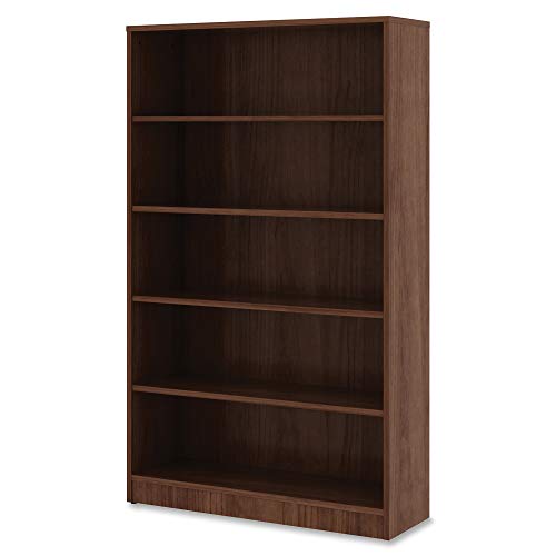 Lorell Walnut Laminate Bookshelf, 36" X 12" X 60" #TOP3