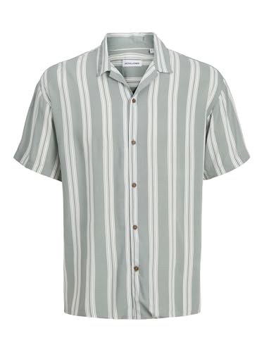 JJEJEFF Stripe Resort Shirt SS SN