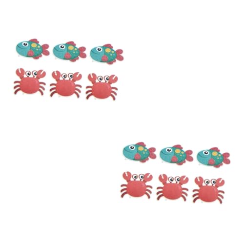 Decoración baño antideslizante y pegatinas vida marina para bañeras infantiles 2