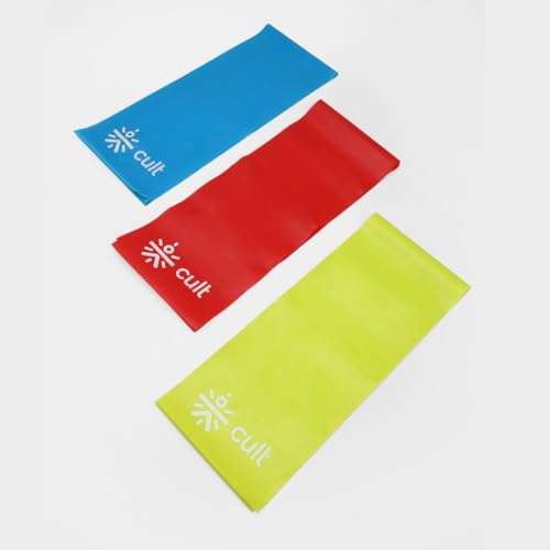 Image of CULT Resistance Band for Workout & Home Exercise for Men & Women | Theraband & Pilates Loop | Premium Gym Equipment Elastic Band