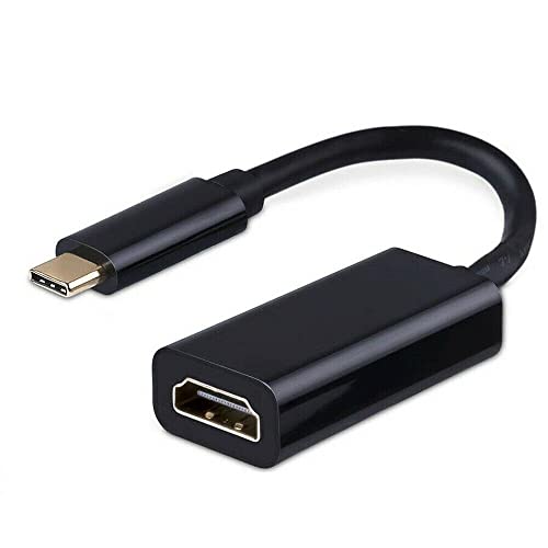 Multibao Type C to HDMI Adapter Female HDTV 1080p USB-C USB 3.1 Male 4K Adapter for for Apple MacBook Google Chromebook Pixel and other with USB 3.1 Type-C port computers