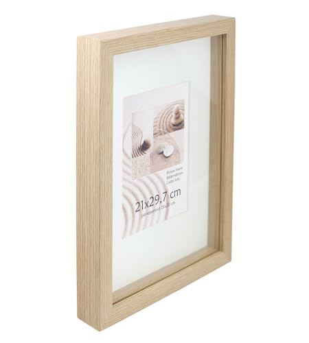 KM Foto 3D Objektrahmen Holz Bilderrahmen Shirt Trikot Rahmen Collage...