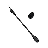 Le remplacement boom microphone de avec des embouts plaqués or,vous apporte une expérience de réduction de bruit, enregistre le son clair. Bon choix pour le jeu ou la discussion.