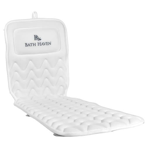 Bath Pillow for Tub, Full Body Bathtub Pillow and Mat for Head, Neck and Back Support, Relaxing Spa...*