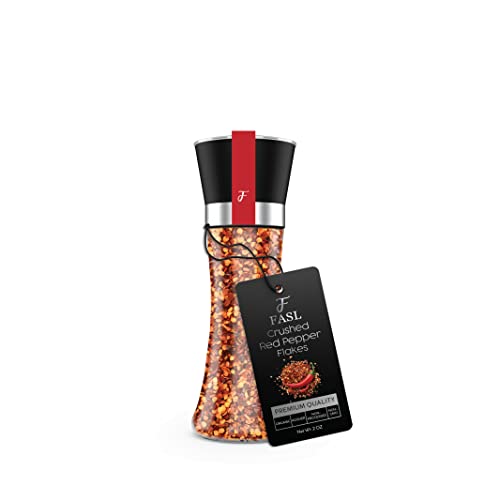 Fasl Combo Organic Red Chili In A Glass Grinder And A Refill Chili Jar #TOP1