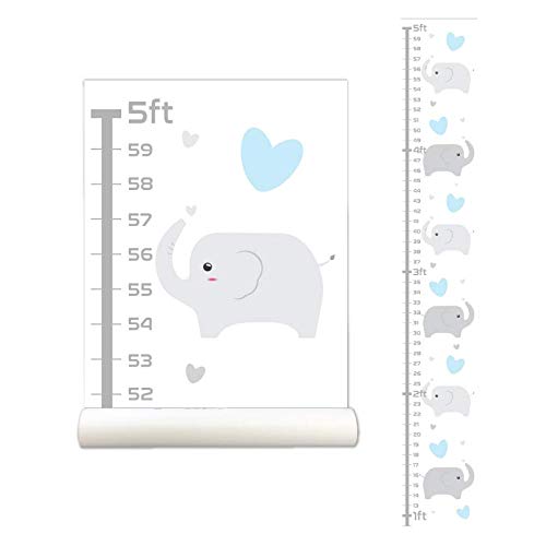 Buy Baby Elephant Wall Sticker Growth Chart for Kids, Height Chart for