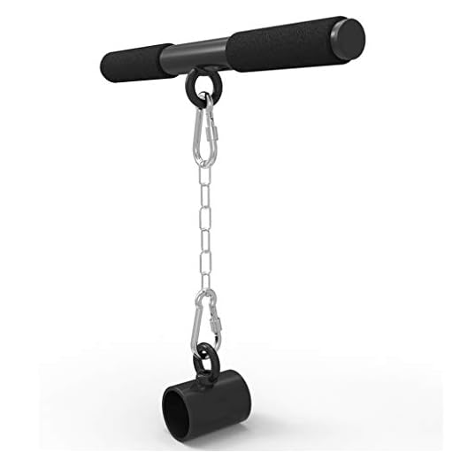 YCDJCS T-stång rad järn skivstång handtag för båtliv fitness handtag rodd rygg fäste grepp gym passar 50 mm (2 tum) olympiska stänger styrketräningsutrustning (färg: Svart, storlek: 40 x 38 cm)