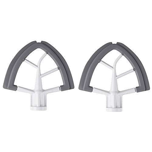 Jrifedptry 1 juego de batidor de borde flexible para accesorios de cocina para batidora, se adapta a soporte inclinable