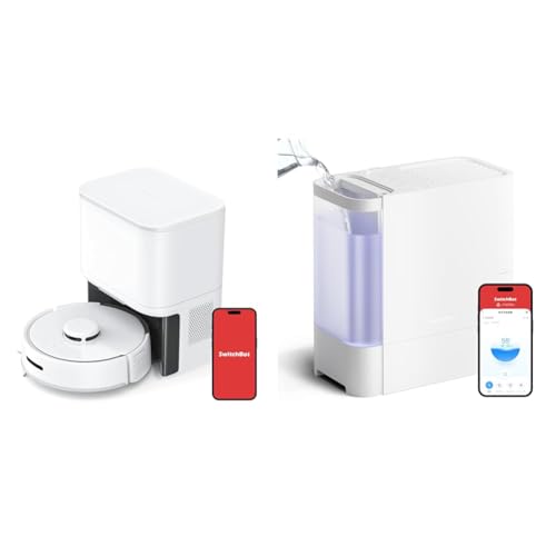 �y�Z�b�g�����z�y�����^�zSwitchBot ���{�b�g�|���@ K10+ 90���Ԏ����S�~���W �����x�}�b�s���O ���u���� 2.4GWi-Fi�Ή� Alexa Google Home IFTTT Siri�ɑΉ� + �y�~�̊����E�ߓd�΍�z������ �C���� Ale