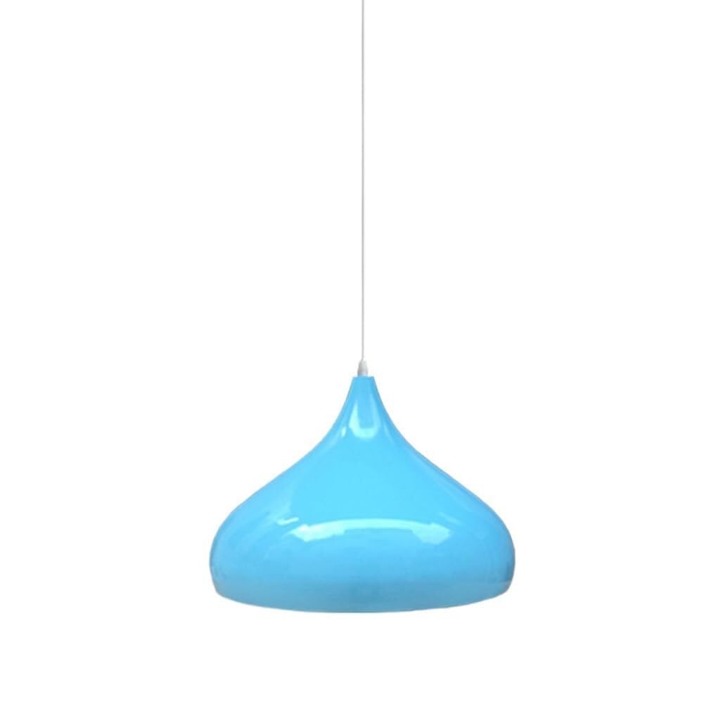 Luminaire suspendu en métal coloré pour îlot de cuisine et salle à manger style farmhouse