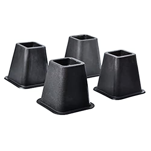 Tvtime Direct 4 Pack Bed Risers for Hiatal Hernias, Gerd, Acid Reflux