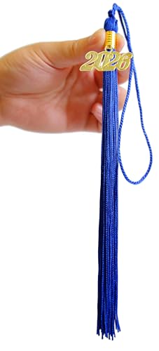 Image of 2026 Tassel Graduation,Royal Blue Tassel 2026 for Grad Cap and Graduation Ceremony Accessory Decoration