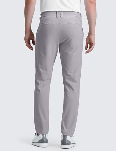 Image of CRZ YOGA All Day Comfy Golf Pants 28 inch /30 inch /32 inch /34 inch /36 inch | Decent Stretch, Wrinkle-Resistant, Casual, Slightly Tapered Leg, Flat Front, Pockets, Trousers for Men