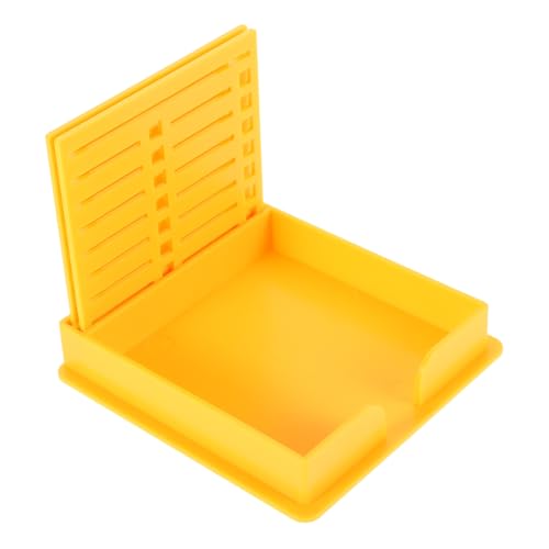 Operitacx Organizador de Notas Adhesivas de Doble Slot Caja de Almacenamiento para Notas y Artículos y Memo para Oficina y