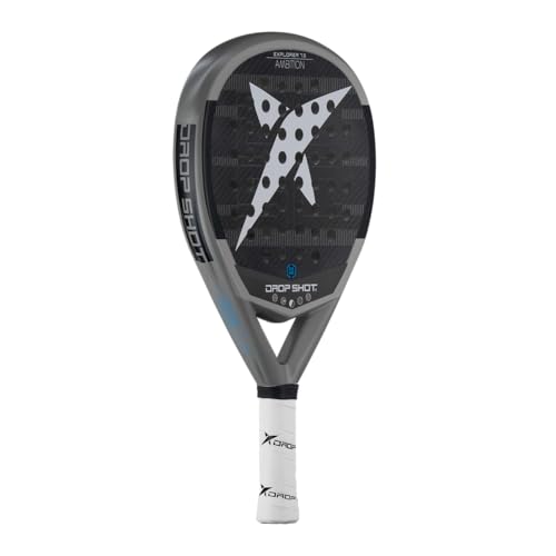 Drop Shot Explorer 7.0 - Padel Racket Series - Padel Racket with Shock Absorption, Great Control and Power – Professional Padel 2024, Grey - Image 3