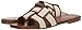 YOKI-ESSIE Women's Flat Sandals With Open Square Toe, Rust, 8.5 M US