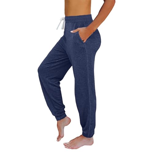 Women Baggy Sweatpants with Pockets Lounge Womens Pajama Pants Female Trouser