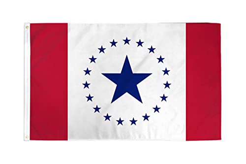 AZ FLAG, Mississippi Stennis Flag, 3x5 Ft, 100D Polyester Us State Of Mississippi Banner with Two Metal Grommets
