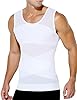 Casey Kevin Compressione Uomo Shapewear Canotta Contenitiva Snellente Intimo Modellante Dimagrante Fascia Pancia Sportivo Fitness Canottiera Canottiere Intimo Elasticizzato, Bianco, L #3