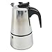 cafetera Moka Pot de acero inoxidable de 2 Imagen de cafetera Moka Pot de acero inoxidable de 2