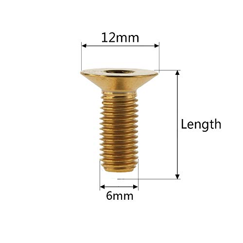 Yaruijia Bullone in titanio M6x10 12 15 20 25 30