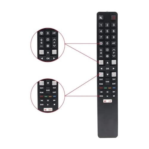 Télécommande RC802N YAI3 compatible TCL 65C2US 75C2US 43P20US U65S9906 IR