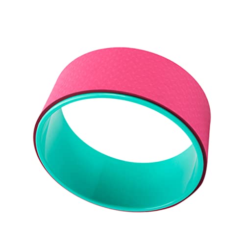 BCOATH Yoga Circle Sports Yoga Wheel Yoga Prop Wheel for Yoga Pilates Stretching Floor Non-Slip Yoga Accessory