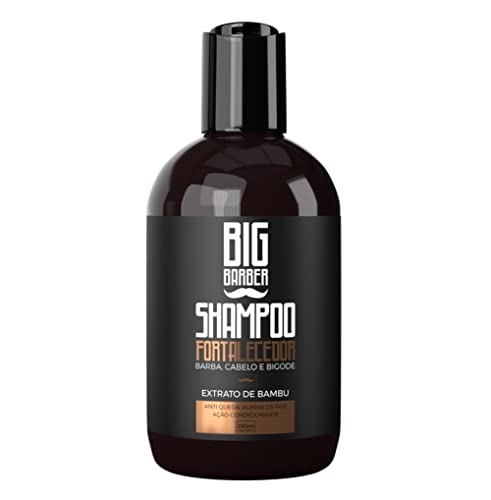 Shampoo Fortalecedor Para Barba Big Barber 250ml Profissional