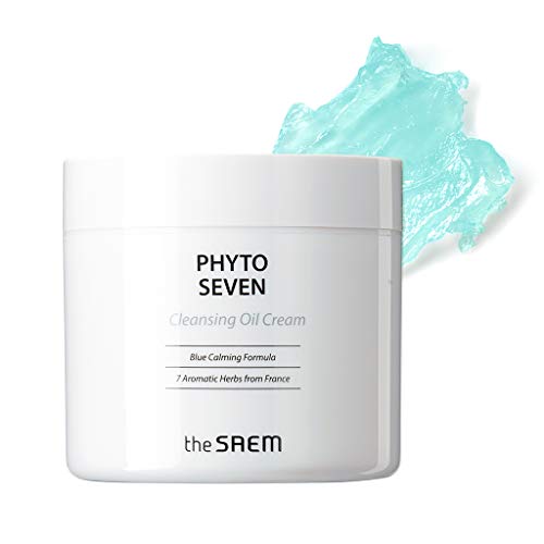 [the SAEM] Phyto Seven Cleansing Oil Cream 3.21 oz. (95ml) - Dense Texture of Gel Cream Deep Cleansing Cream, Pore Cleaner & Sebum Contorl, Eucalyptus Oil Contained