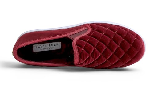 Image of FEVERSOLE Women's Casual Slip On Sneaker Comfort Quilted Loafer Flats