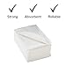 McKesson Disposable Towels [Pack of 500] for Dental Bibs, Nails, Tattoo, Dentist, Medical - 13 x 18 in, 2-Ply Tissue with Poly Back, Diamond Embossed, White