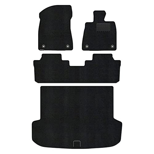 Hotfield レクサス RX 200t 300 450h 20系 フロアマット+トランクマット ラゲッジマット/プレーンブラック