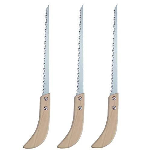 Gardening Hand Saw - Outdoor Portable Hand Saw - Fast Cutting Staggered, Hiking Equipment for Outdoor Wood Cutting, Trimming Garden Trees - Wooden Handle