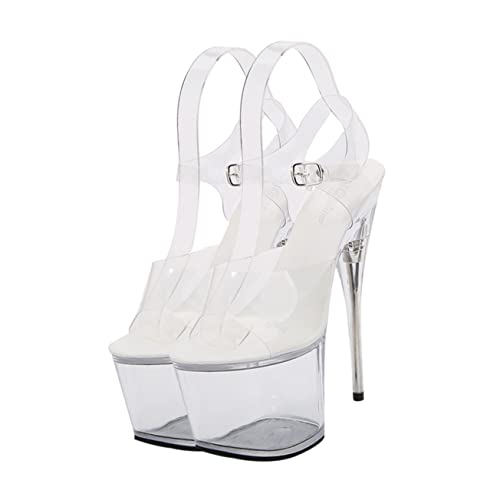 Sandales transparentes pour femme SOIMISS pantoufles été confortables