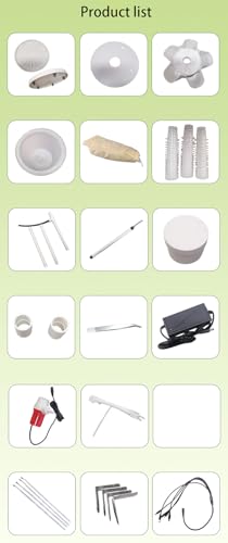 Kit de sistema de cultivo hidropónico, kit de cultivo de hierbas para interiores y hortalizas para jardineros principiantes