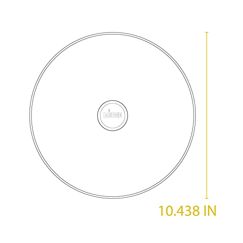 Image of Lodge Round Tempered Glass Lid - Versatile Glass Lid for 10.25 Inch Skillets,Pans,and Dutch Ovens - Dishwasher Safe and Oven Safe up to 400- 10.25 Inch,(Pack of 3)