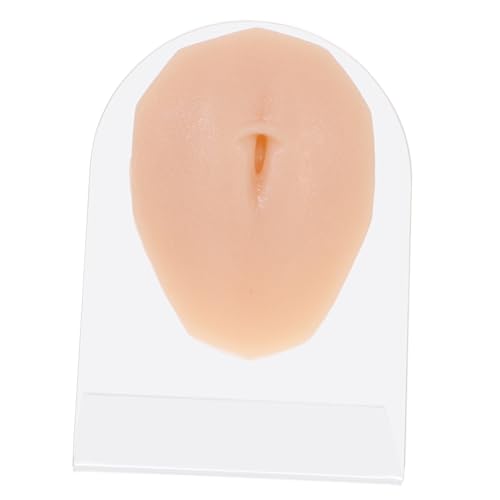 FRCOLOR modelo de ombligo humano piercing en el ombligo modelo maniquíes modelos modelo de enseñanza de piercing en el ombligo modelo de práctica de perforación del ombligo punción